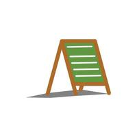 Restaurant signboard icon in flat color style. Cafe menu. Business and enterprise themed illustration element design vector