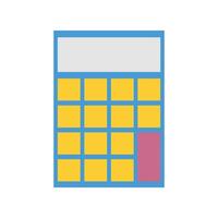 Calculator icon isolated on white background for your web and mobile app design, Calculator logo concept vector