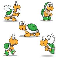 Kind of Enemy Turtle Game Collection vector