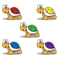 Shocking Enemy Turtle Game Collection vector