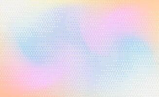 Halftone faded gradient spotted texture. Grunge halftone grid background. Retro pixelated bitmap backdrop. Pastel pink color vector