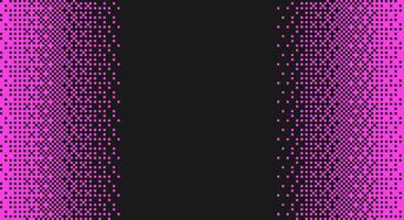 Pixelated gradient frame background. Y2K aesthetics texture. Neon pink color. Retro game technology rectangle vector
