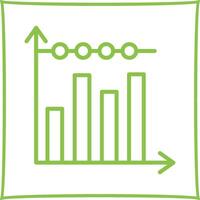 Bar Chart Icon Design vector