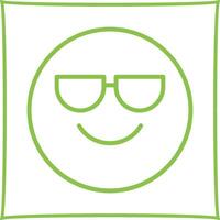 Smiling Face with Sunglasses vector