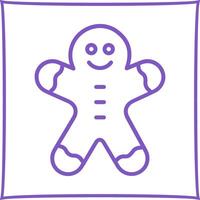 Gingerbread Icon Design vector
