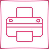 Printer Icon Design vector