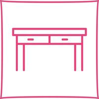 Table Icon Design vector