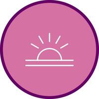 Sunrise Icon Design vector