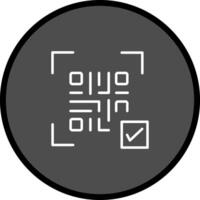 QR Code Link Icon Design vector