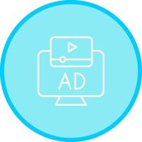 Ad Icon Design vector