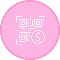 QR Code Payment Icon Design vector