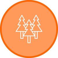 Evergreen Tree Icon Design vector