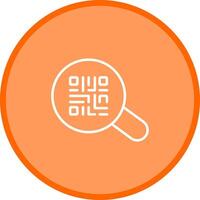 QR Code App Icon Design vector