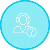 Help Request Icon Design vector