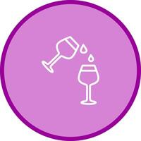Wine Sip Icon Design vector