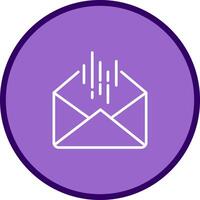Mail Sorting Icon Design vector