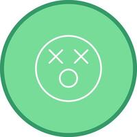 Dizzy Face Icon Design vector