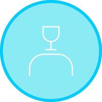 Wine Snob Icon Design vector