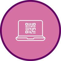 QR Code Scanner App Icon Design vector