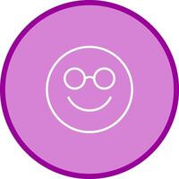 Nerd Face Icon Design vector