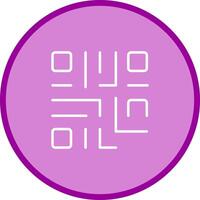 QR Code Icon Design vector