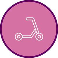 Kick Scooter Icon Design vector
