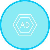 Ad Blocker Icon Design vector
