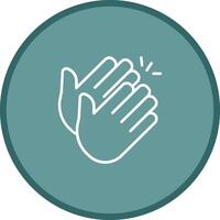 Clapping Hands Icon Design vector