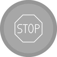 Stop Sign Icon Design vector