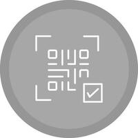 QR Code Link Icon Design vector