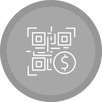 QR Code Payment Icon Design vector