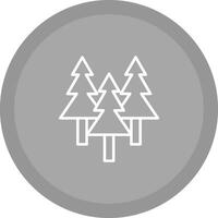 Evergreen Tree Icon Design vector