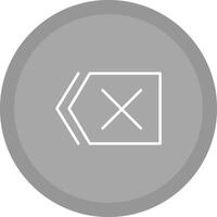 Delete Icon Design vector