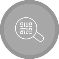 QR Code App Icon Design vector