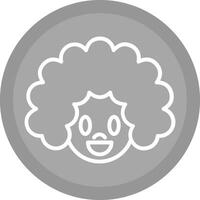 Clown Face Icon Design vector