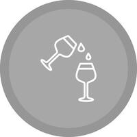 Wine Sip Icon Design vector