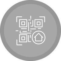 QR Code Menu Icon Design vector