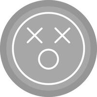 Dizzy Face Icon Design vector