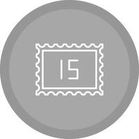 Postage Due Icon Design vector