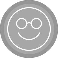 Nerd Face Icon Design vector