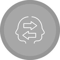 Knowledge Sharing Icon Design vector