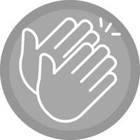 Clapping Hands Icon Design vector