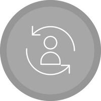 Retargeting Icon Design vector