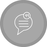 Unread Message Icon Design vector