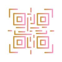 QR Code Reader Icon Design vector