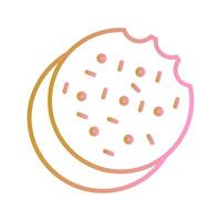 Baking Cookies Icon Design vector