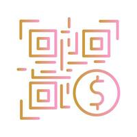 QR Code Payment Icon Design vector