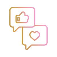 User Feedback Icon Design vector