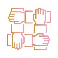 Teamwork Icon Design vector