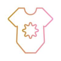 Adorable Onesies Icon Design vector